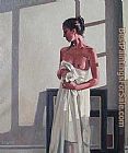 Jack Vettriano Model in White painting